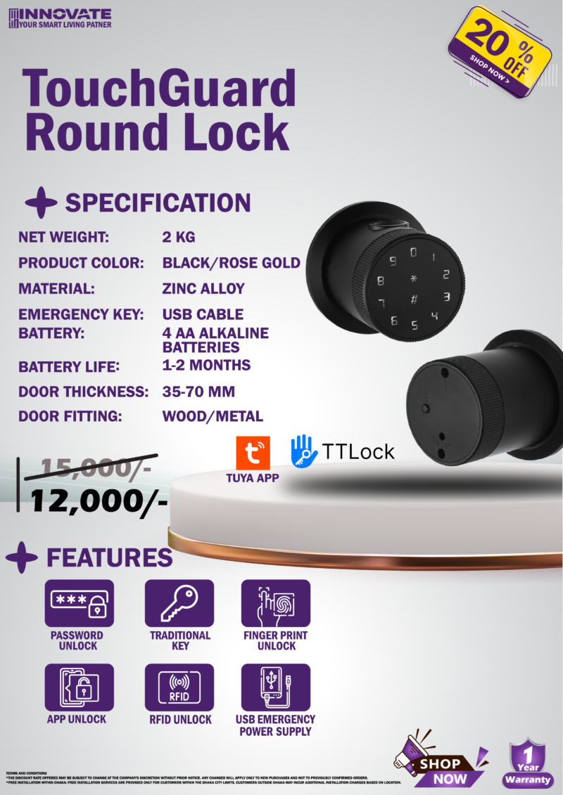 INNOVATE Smart door lock Price list 2024 18