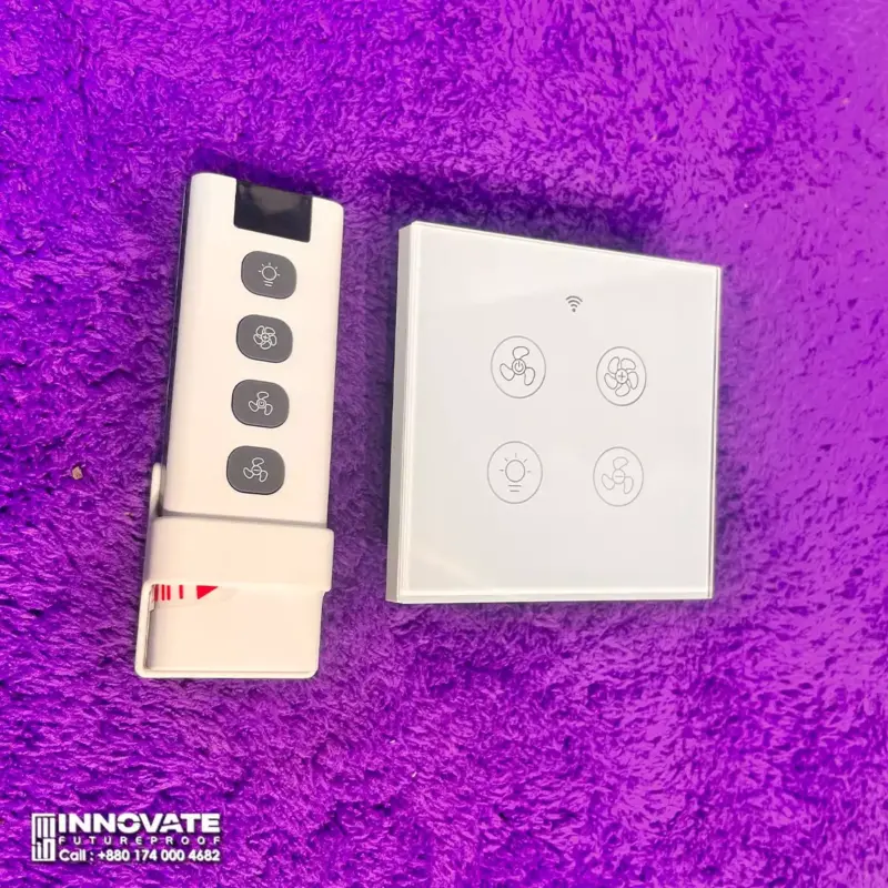 smart fan light switch with remote