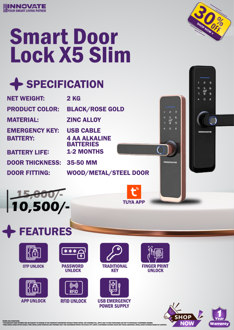 INNOVATE Smart door lock Price list 2024 19