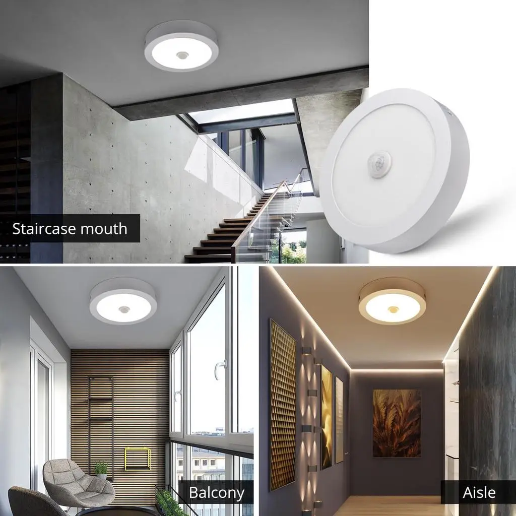 Motion sensor ceiling light