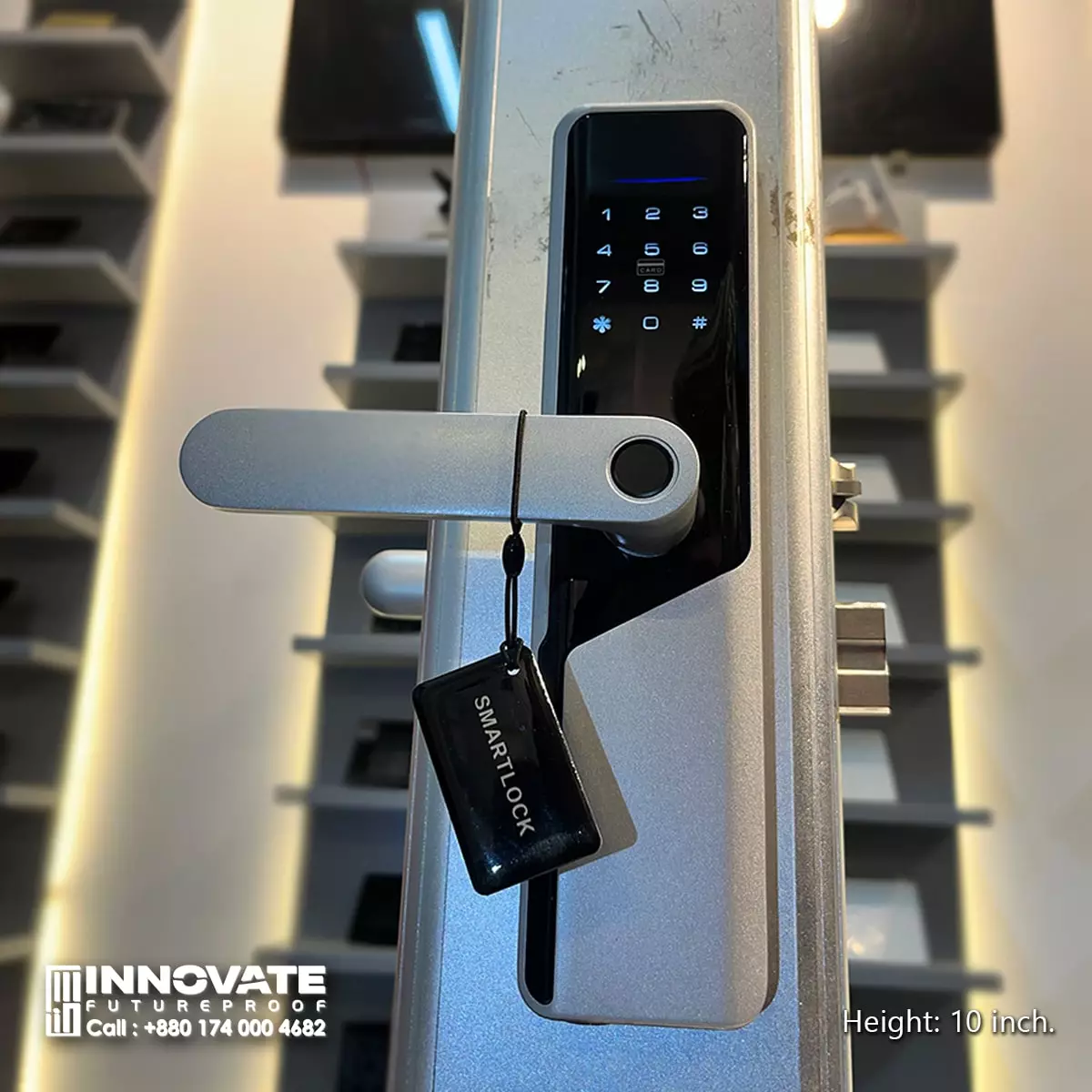 innovate x12 smart door lock front